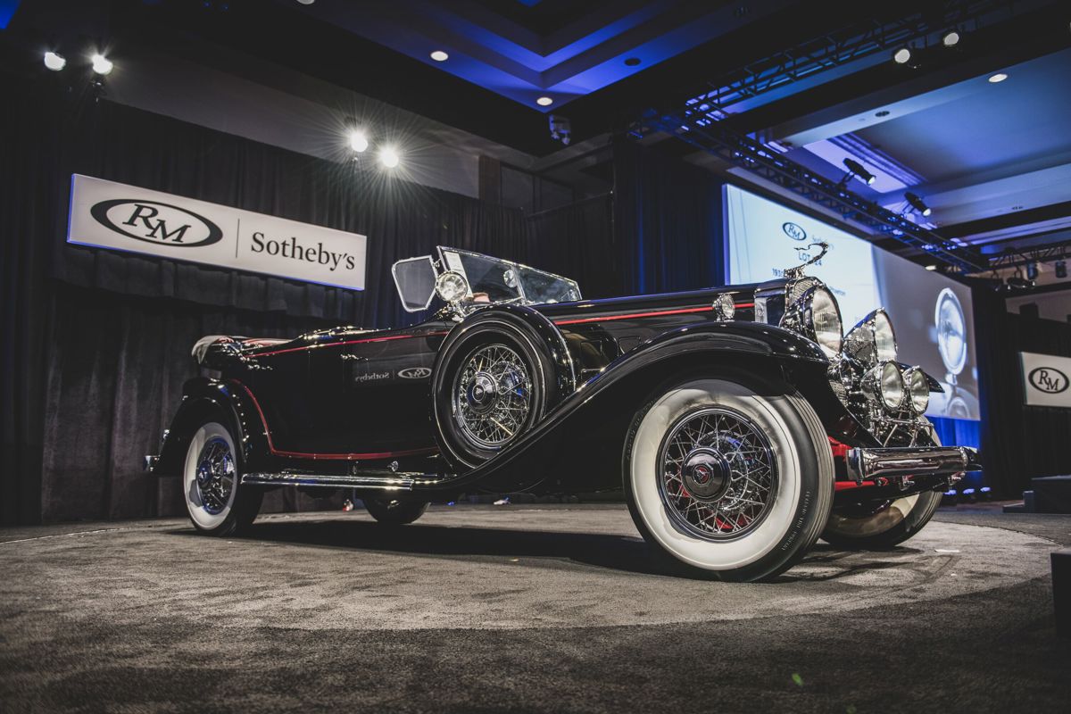 1930 Cadillac V-16 Sport Phaeton by Fleetwood offered at RM Sotheby’s Arizona live auction 2020